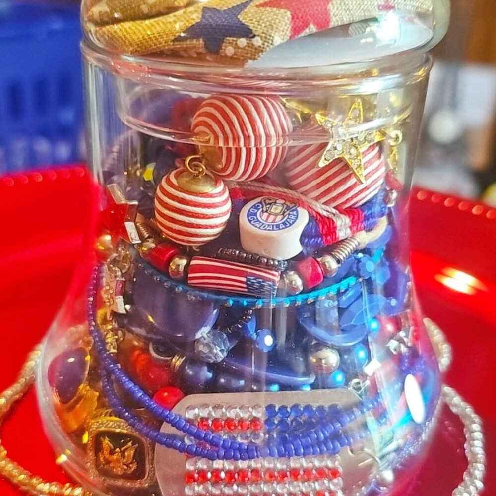 4th Of July Themed Mystery Jewelry Jar